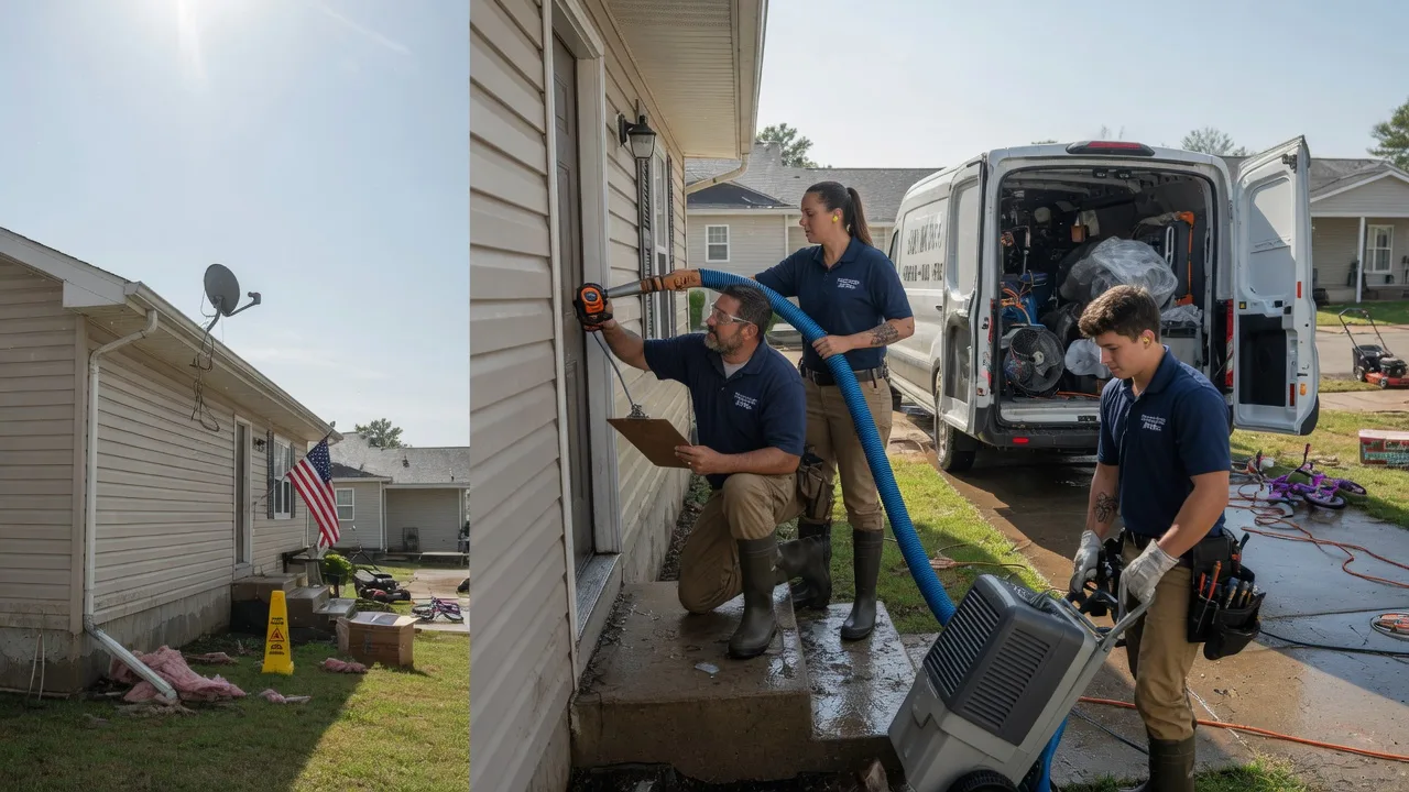 Ceiling Water Damage Restoration in Johnson, NE near me